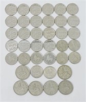 38 pcs BRIT Assorted 10 Pence Coins