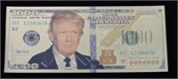 24 kt Gold Foil $1000 US Trump Fantasy Note