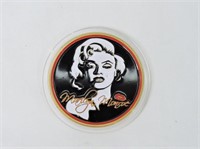 Marilyn Monroe Gold Toned Medallion Token