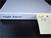 HANK AARON BASEBALL CARDS     12 Page Album -