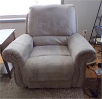 MICROFIBER RECLINER, GRAY COLOR