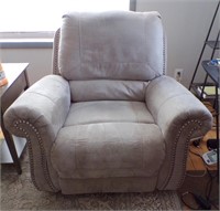 MICROFIBER RECLINER, GRAY COLOR