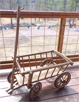 SMALL WOODEN WAGON, GERMANY, 17" X 31"