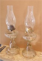 (2) KEROSENE LAMPS