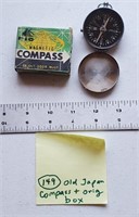 Old JAPAN compass in the original box