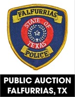 Falfurrias Police Department online auction 3/15/2022
