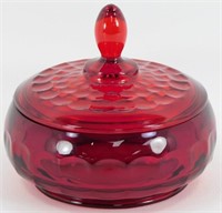 * Ruby Red Glass