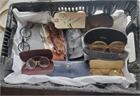 9 pairs old eyeglasses 12k gf Austria Italy Texas