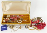 Jewelry Box with Bag & Jewelry