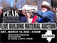 Kane March 19, 2022 Peak Building Material Auction