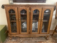 Clawfoot Cabinet - Glass Doors