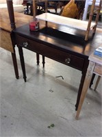 Single drawer cherry side table