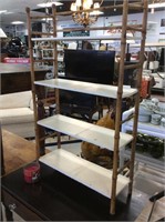Vintage bamboo four tier rack