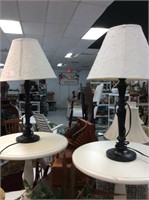 PAir of table lamps