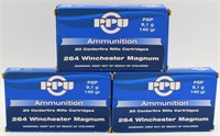60 Rounds Of PPU .264 Winchester Magnum Ammo