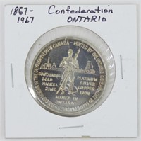 1967 Confederation Token - Contians All Metals