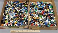 2 Flats of Lego Mini Figures