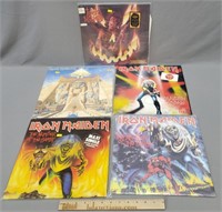 Iron Maiden Vintage Vinyl Record Albums