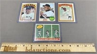 Willie Mays Baseball Cards Vintage Lot of 4