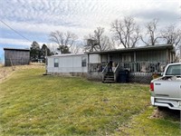 Clayton Single Wide Home, 7.34 Acres, Log Cabin