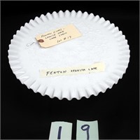 Fenton Glass- Spanish Lace Cake Stand