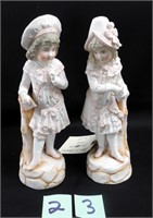 Pair of German Bisque Figurines #4904