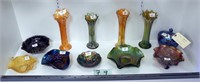 11 Pcs of Carnival Glass