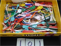 Box of Old Swizzle Sticks