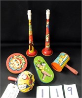 Vintage New Years Eve Noise Makers