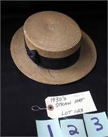 1920's Straw Hat