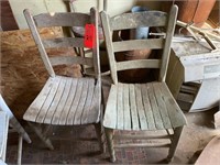 2-Ladder Back Chairs