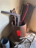 Wood Keg and Tools