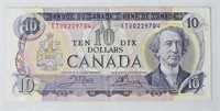 1971 CAD $10 Banknote