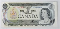 1973 CAD $1 Banknote
