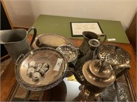 Silver Plates and Pitchers