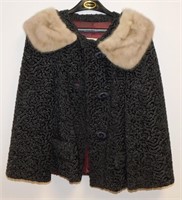 Vintage Bicha Furs La Crosse Astrakin Coat - Made