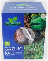 * Wilson & Fisher 10" Gazing Ball - Blue Swirl