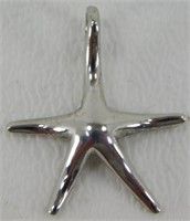 Sterling Silver Starfish Charm - 1.9 grams