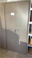 36"x78" Double Door Metal Storage Locker, 5 Shelf