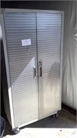 3’x6’ Metal 2 Door Storage Locker, With Key, This