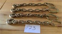 4, 20” Long Chain With Hook And Outlet