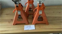 3, 3 Ton  Allied Model 47  Jack Stands