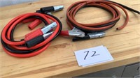 2Pair Jumper Cables, 1 Like New, Other Needs