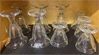 9 GLASS ICE CREAM SERVING GLASSES