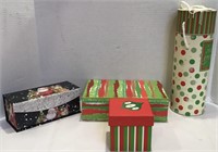 4 CHRISTMAS GIFT BOXES
