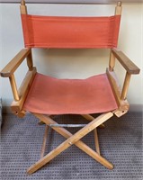 RED CLOTH DIRECTORS CHAIR