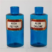 Two 19th Century French Apothecary Bottles