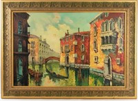Italian School, Venetian Canal Scene