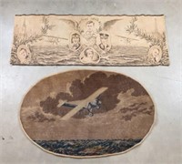 Lindbergh Flight Commemorative Tapestry & Rug