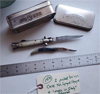 2 pocket knives Case XX Lynyrd Skynyrd + Italy